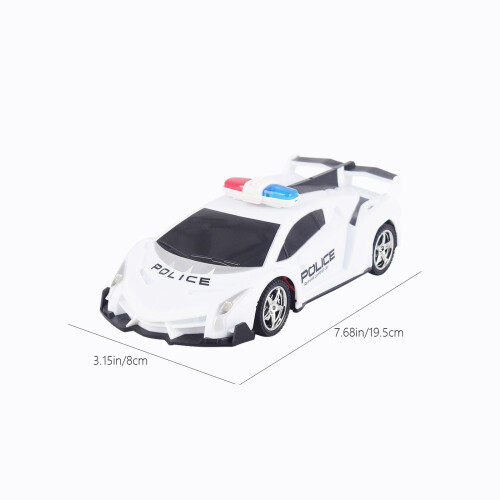 1: 20Scale4WD Τηλεκατευθυνόμενο Αυτοκίνητο Drift, Παιχνίδι Ακροβατικού Αστυνομίας με 2