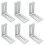 Aluminium-L-förmiger Eckwinkel, 2-Nut, 3-1/8" x 3-1/8" x 2