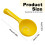 Yellow Rice Ball Spoon Plastic Non-Stick 5 Pcs 3