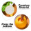 Yellow Rice Ball Spoon Plastic Non-Stick 5 Pcs 4