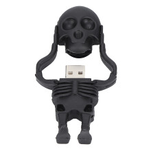 Cool Thumb Drive Memory Stick In Cartoon Skeleton Shape, High-Speed USB Flash Drive With Universal Compatibility And Durable Build For Safe Data