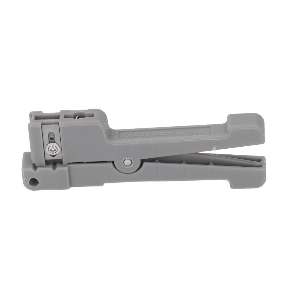 Coaxial Cable Crimper Fiber Optic Cutter Tool Coax Cable Stripper Fiber Optical Buffer Tube Jacket Stripper Universal Wire Stripper Adjustable Blades 9180479421450