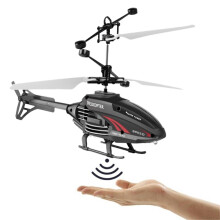 RC-Hubschrauber für den Innenbereich mit 2,4-GHz-Technologie, Gyro-Stabilisator, LED-Beleuchtung, Höhenhaltung, Absturzsicherung, Lernspielzeug,