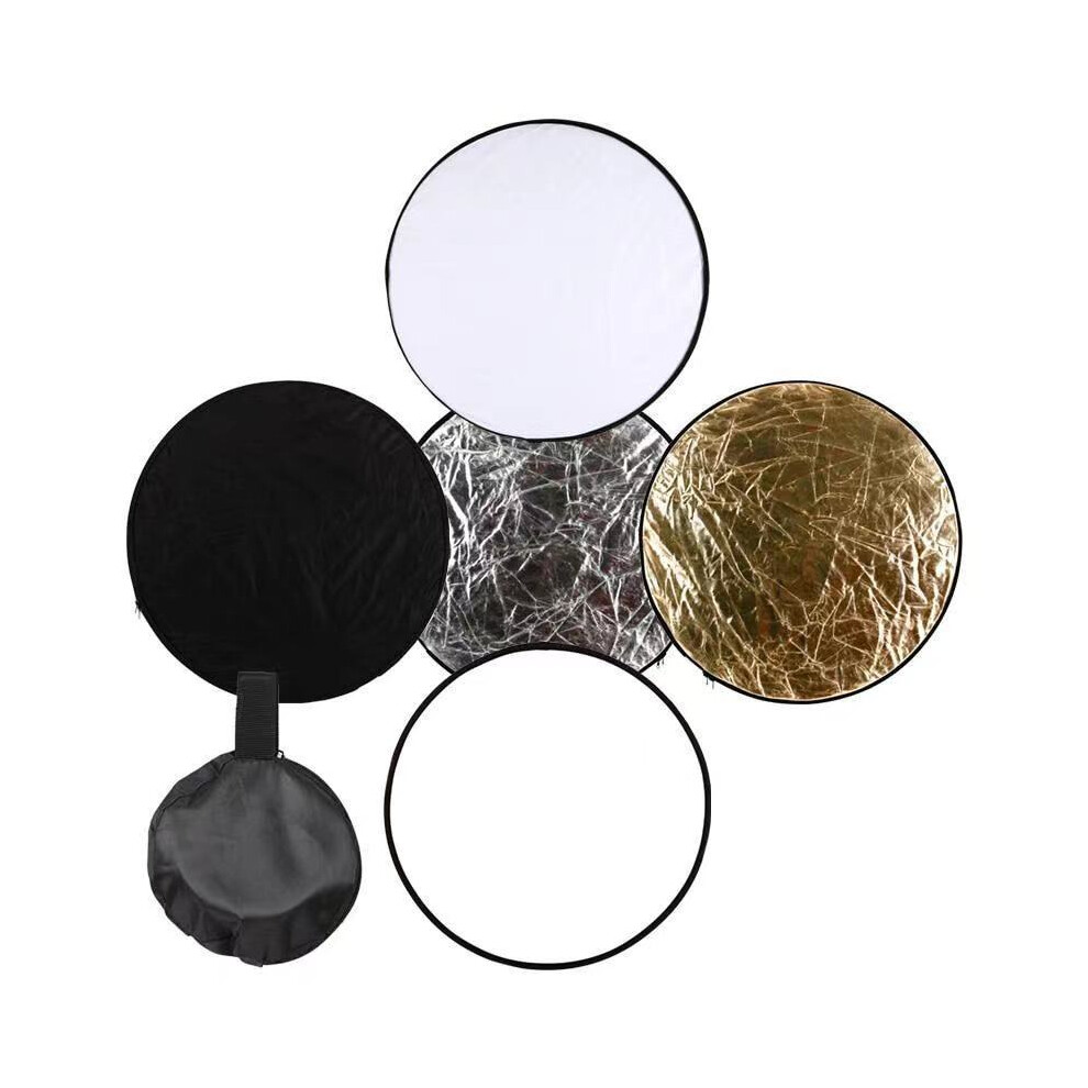 Photography Reflector5in1multi Disc Collapsible Weight Round Translucent Diffuser Adjustable Ing Control For Studio And Outdoor Light 9551475269665