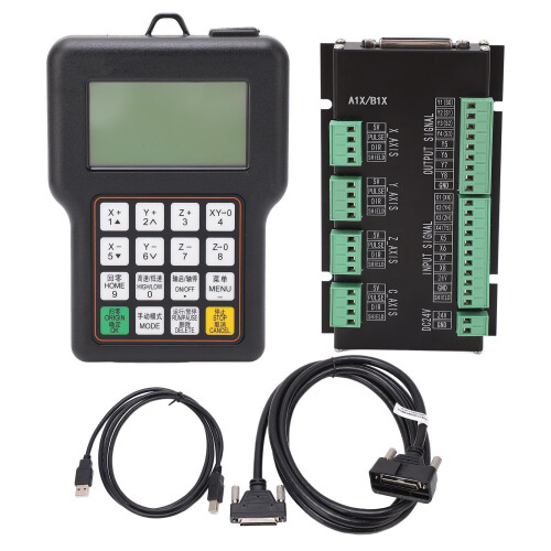 Multi-function CNC Controller Spindle Control Function Remote Hand Control CNC Card3Axis Controller Offline Controller Stepper Motor Drive System