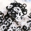 Elastici per capelli in cotone per bambini, 200 pezzi, 2,5 cm 4