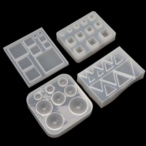 Geometrisk silikonform for smykkelaging 1