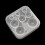 Geometrisk silikonform for smykkelaging 3