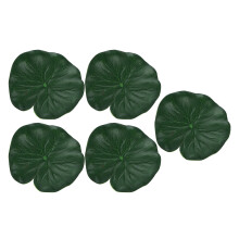 Aquarium Decor with Artificial Floating Foam Lotus Leaves, Realistic Lily Pads Floating Lily Pads Natural Looking Fish Pond Decoration Pond Decor Non