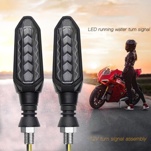 Clignotants LED pour moto (2 pièces) 1