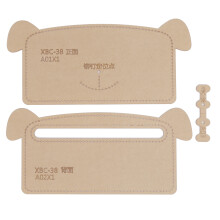 Craft Tool Accessories Transparent Acrylic Template For Leather Pattern Stencil With Light Transmittance And Reusable Template Design For Long