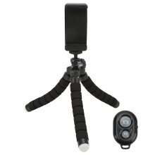 Mini-Handystativ, flexibel, kompakt, mit biegsamen Beinen, kabelloser Fernbedienung, robuster Konstruktion, leichtem Design, universell kompatibel