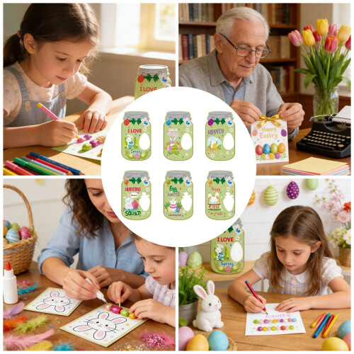 Easter Message in a Bottle Greeting Cards 24 Pack 2