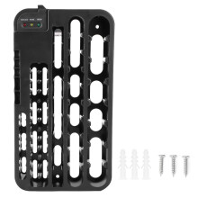 Large Capacity Battery Organizer Storage Case with Portable Battery Tester Compatible with Rechargeable Button Cell1.5V3V AAA AA C D9V Batteries