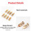Kit com 100 buchas de expansão para drywall com parafusos de zinco. 6