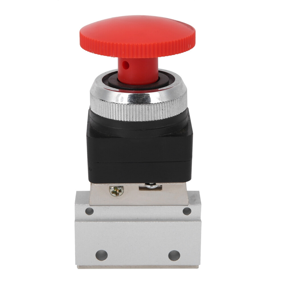 Manual Control Compact Structure Pneumatic Mechanical Valve Mushroom Push Button Push Button Switch Metal Material Easy Installation Good 9049227841868