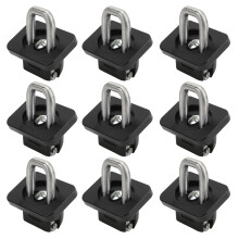 Corrosion Resistant Truck Bed Side Wall Anchor Snap Up Snap Down Tie Down Anchors Retractable Design No Drilling Required Durable High Strength Cast