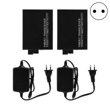 Optikai szál - Ethernet átalakító, gigabites, egymódusú, kettős SC, ultra alacsony késleltetésű, automatikus egyeztetés, automatikus MDIX,
