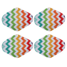 Super Comfortable Foldable Portable Stay In Place Breathable Odor Eliminating Reusable Menstrual Pads Bamboo Charcoal Sanitary Pads Leak Proof Design