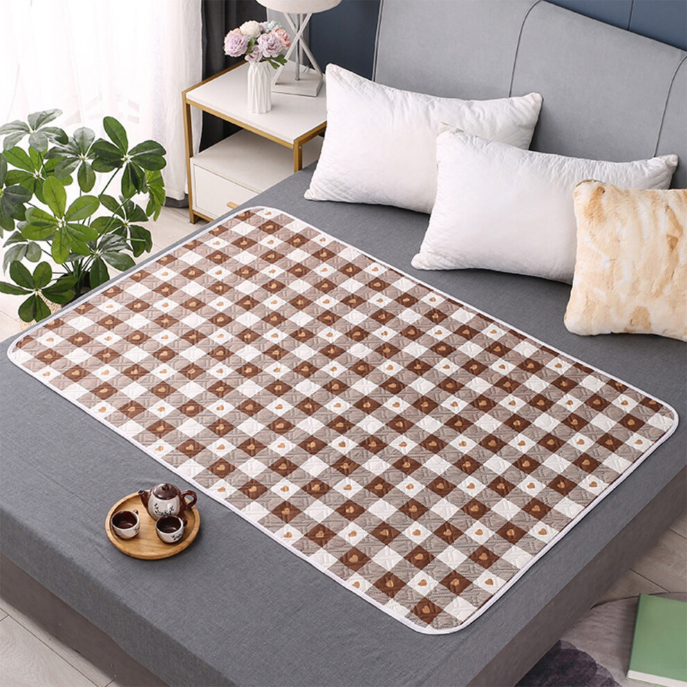 Comfortable Waterproof Bed Pad Ultrasonic Quilted Mat For Elderly Care Incontinence And Menstrual Use