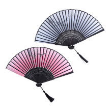 Vintage Retro Style Bamboo Handheld Fans, Multi Use Decorative Fans Silk Fabric Fans for Gifts Wall Decoration Charming Elegant Fans Hand Holding Fans