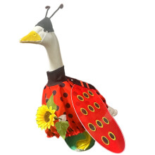 Easter Goose Decoration Out clothes for Outdoor Patio Yard Garden Spring Holiday Decoration(G)
