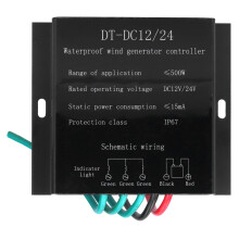 Controlador automático para gerador eólico com carregamento MPPT Boost e classificação de impermeabilidade IP67, regulador de carregamento de