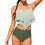Maillot de bain deux pièces pour filles, séchage rapide, taille unique 4