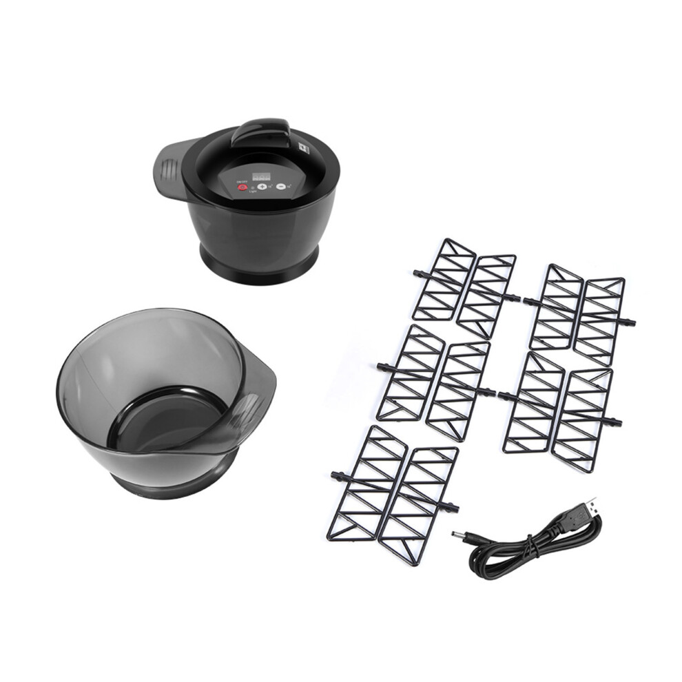 Stable Performance Portable Hair Dyeing Bowl Hair Dye Mixing Bowl Automatic Mixing Time LCD Time Display Self Timing Performance Easy To Clean