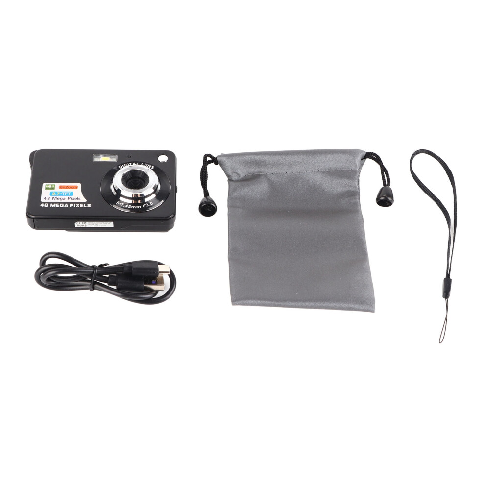 Flip Screen4k Digital Camera With Flash Vlogging Camcorder Featuring Autofocus Anti-Shake And48mp Image Sensor, Compact Camera With16x Zoom Light 9191629231751