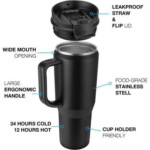 Ποτήρι 50oz με λαβή, μονωμένα ποτήρια με καπάκι και καλαμάκι, μεγάλη κανάτα 2