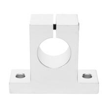 Supporti per alberi verticali per apparecchiature digitali, cuscinetti in alluminio CNC, guida di supporto per albero lineare in alluminio lavorato