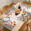 Frühlingshafte Tischsets mit Aquarell-Blumenmuster, 12 Stück 5