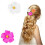 Presilha de cabelo com flor, elegante e simulada, 1 unidade. 2