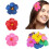Presilha de cabelo com flor, elegante e simulada, 1 unidade. 5