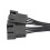 Splitterkabel voor computerkastventilator, 4-pins, 2-weg 7