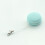 Porte-clés nettoyant écran Macaron – Silicone et microfibre, 2
