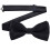 Bow Ties Solid Color Adjustable Bow Tie Collection for Kids and Boys Black Free Size 1