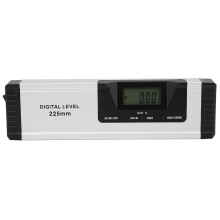 Digitale waterpas met magnetische voet, 360 meetbereik en zeer nauwkeurig display met achtergrondverlichting, water- en stofbestendig,