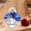 Crystal Flower Basket Ornament for Valentine's Day 4