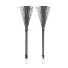 1Pair Drum Wire Brushes Retractable Drum Wire Drum Brush with Comfortable Handles Drum Accessory