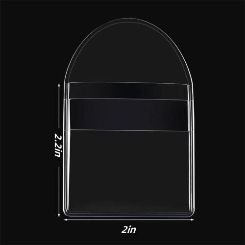Manșoane transparente pentru monede, 2x2,2 inci, pachet de 50 1