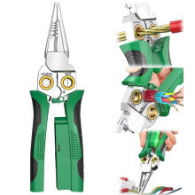 8-in-1 Wire Stripper & Crimper with Voltage Tester, Non-Slip Handle, Durable – Compatible with Standard Wires