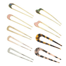 Unique Hair Pins Large French Metal Styling Accessories For Women Sophisticated Bun Hair Fork for Fashionable Look