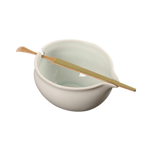 Ceramic Matcha Bowl Matcha Chawan Tea Making Tool Handcrafted Traditional Green 1
