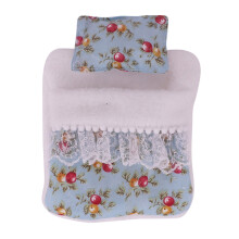 Popular Doll Bed Accessories With Detachable Pillow And Soft Sleeping Bag for 1-2 Generation Plush Figure Doll Decors