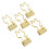 Office Clips Paper Binder Clips Rust Resistant Coating Mini Binder Clips Cute Rabbit Handle Strong Clamping Force Includes Storage Box Metal Spring 3