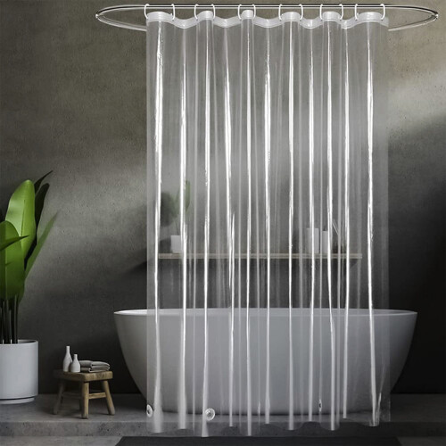 Shower Curtain Liner Clear Waterproof Heavy-Duty Plastic