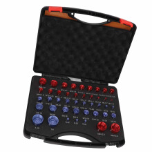 44pcs Thread Identifier Gauge Set Red Blue