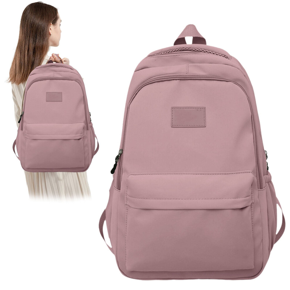 Trendy High-Capacity Laptop Backpack For Women Â Water-Resistant, Charging Port, | Compatible With 15.6" Laptops Pink 9193271831204